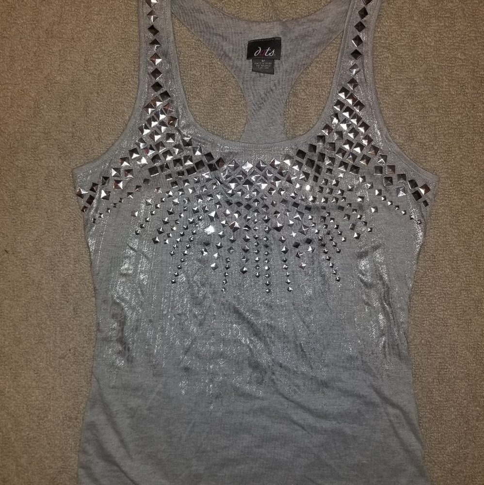 Dots || Studded Sparkly Tank Top